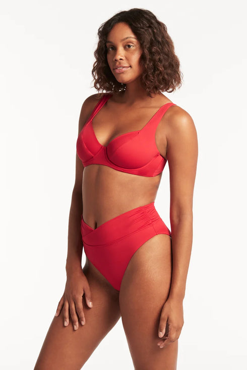 Sea Level Essentials Wrap High Waist Pant